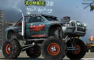 Парковка зомби грузовика 3Д